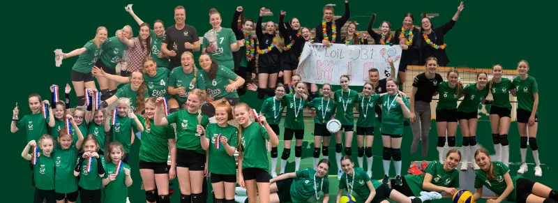 Trainingssituatie bij SV Loil Volleybal